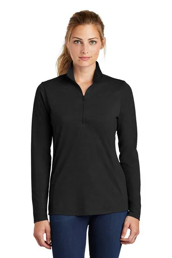 # LST407 Sport-Tek  Ladies PosiCharge  Tri-Blend Wicking 1/4-Zip Pullover