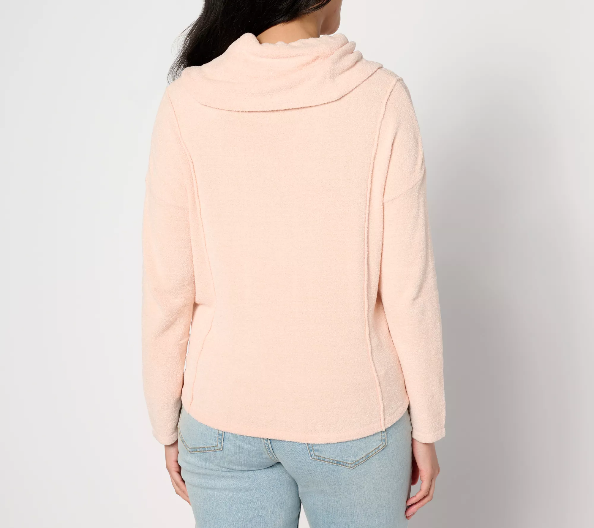 "As Is" Barefoot Dreams CozyChic Ultra Lite Cowl Neck Pullover