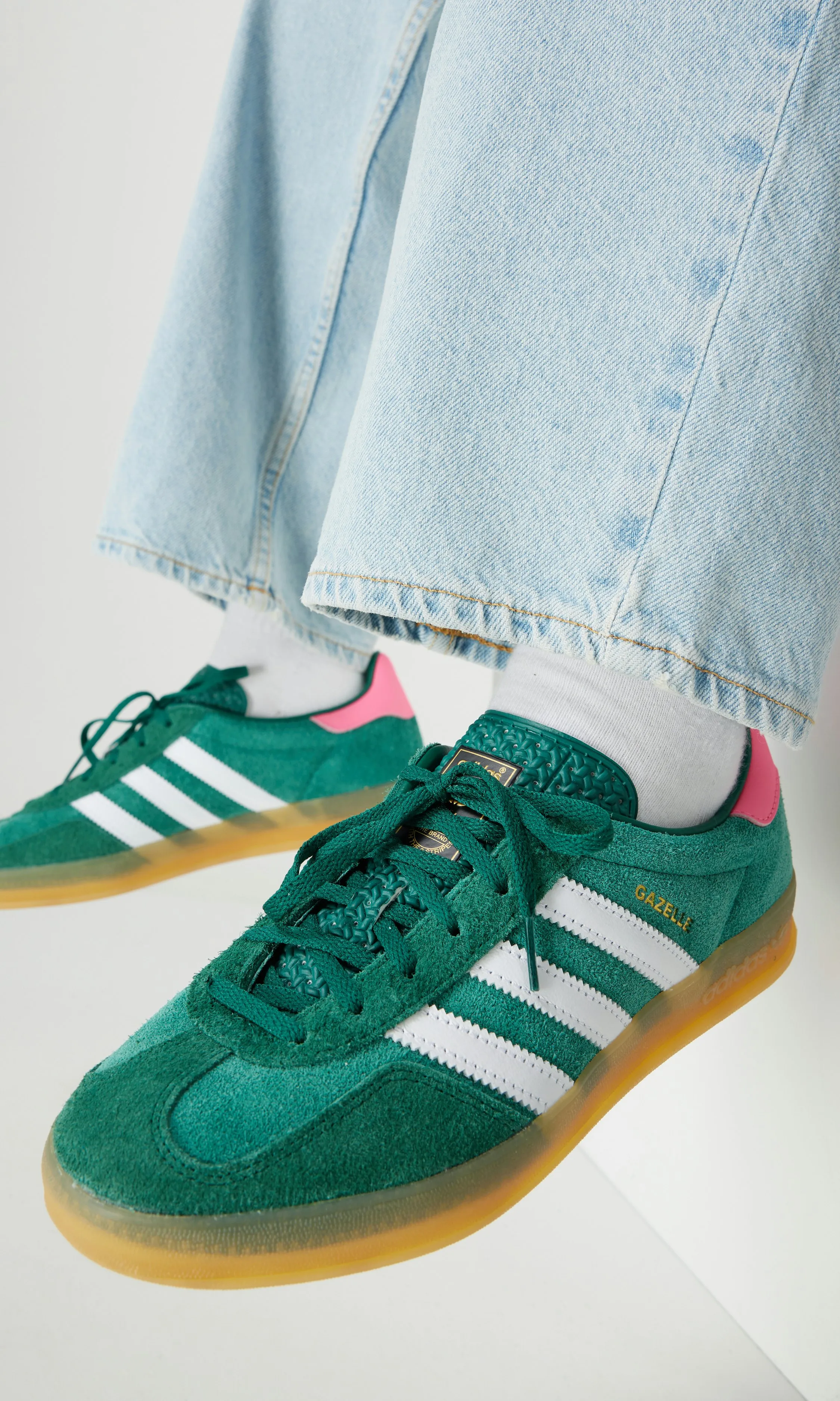 adidas Gazelle Indoor Sneakers Green | Women | Junkyard