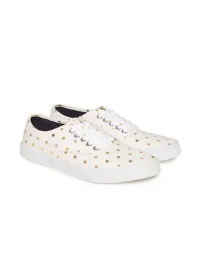 Aeropostale Polka Print Canvas Sneakers