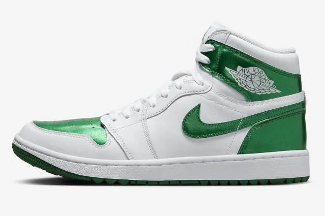 AIR JORDAN 1 HIGH GOLF METALLIC GREEN