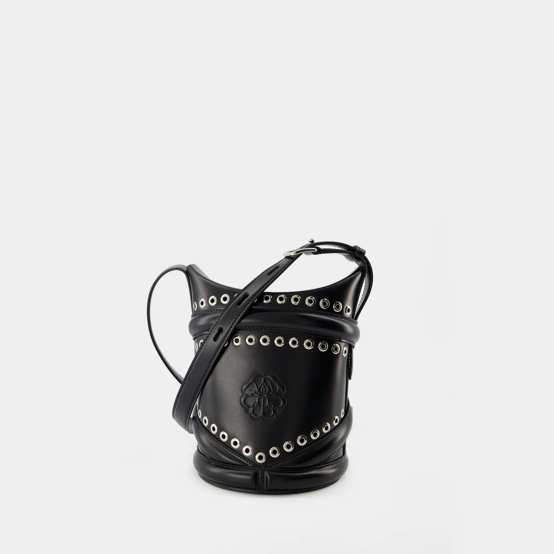 Alexander McQueen  The Curve Hobo Bag - Alexander Mcqueen - Black - Leather