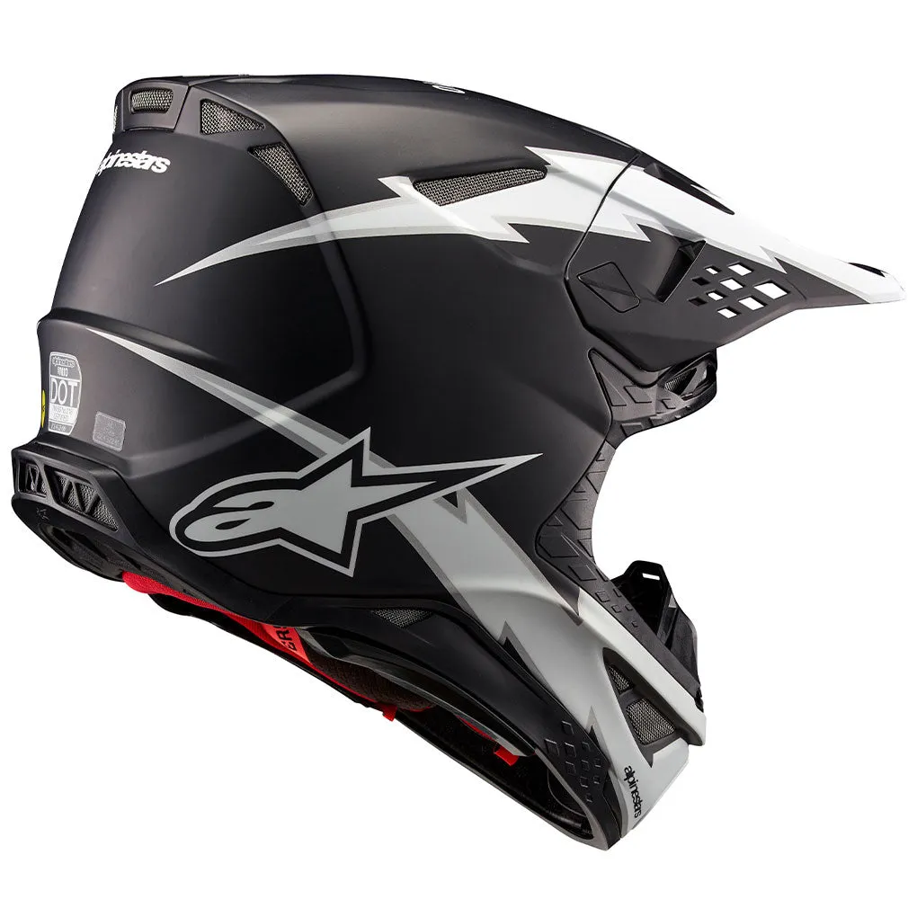 Alpinestars - SM10 Ampress Black/White Helmet