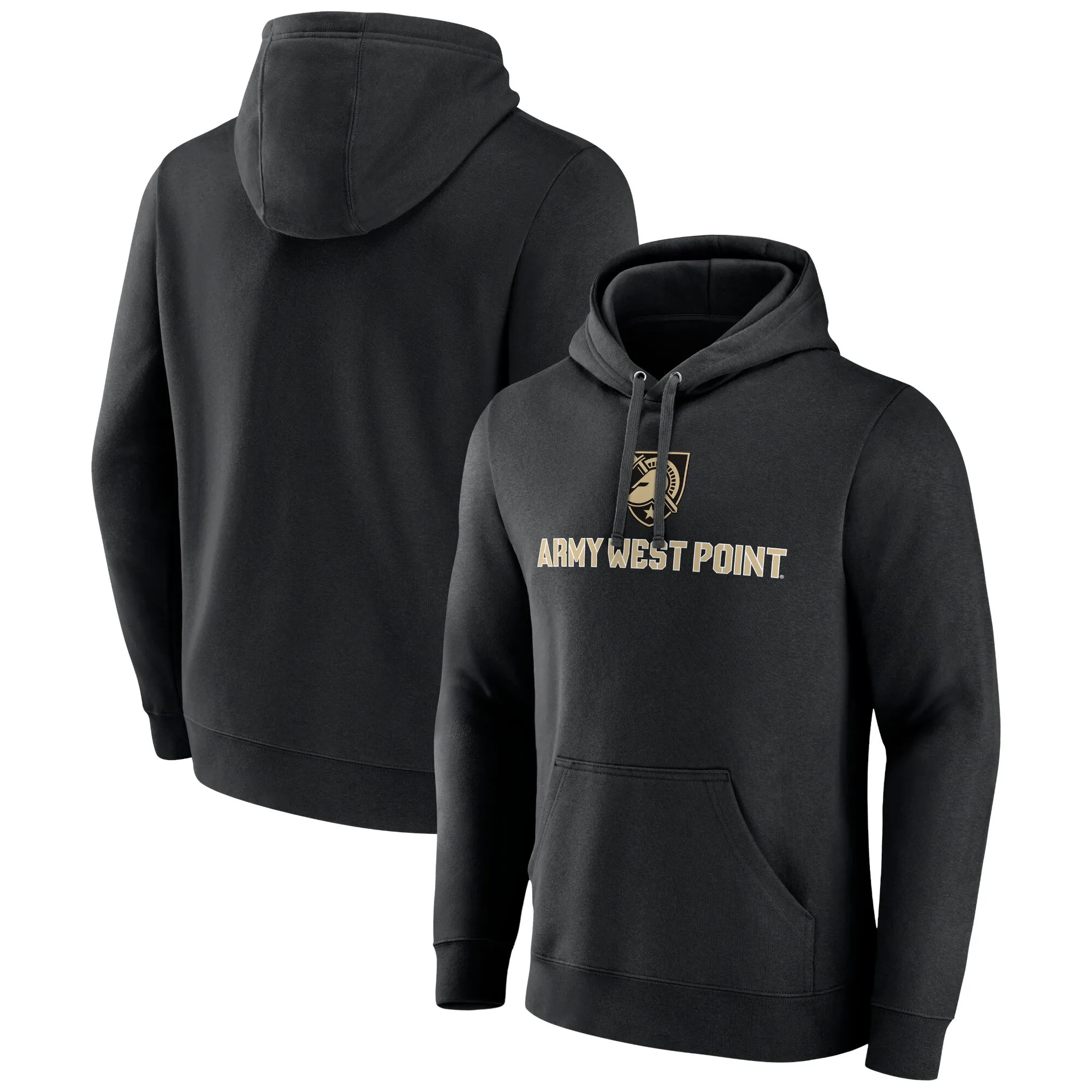 Army Black Knights Black Lockup Team Pullover Hoodie