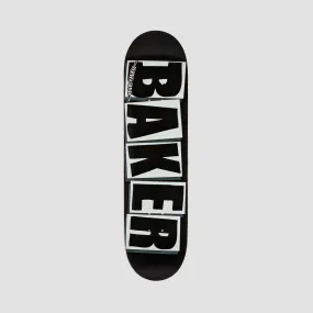 Baker Brand Logo Skateboard Deck Black/Black/White - 8.125