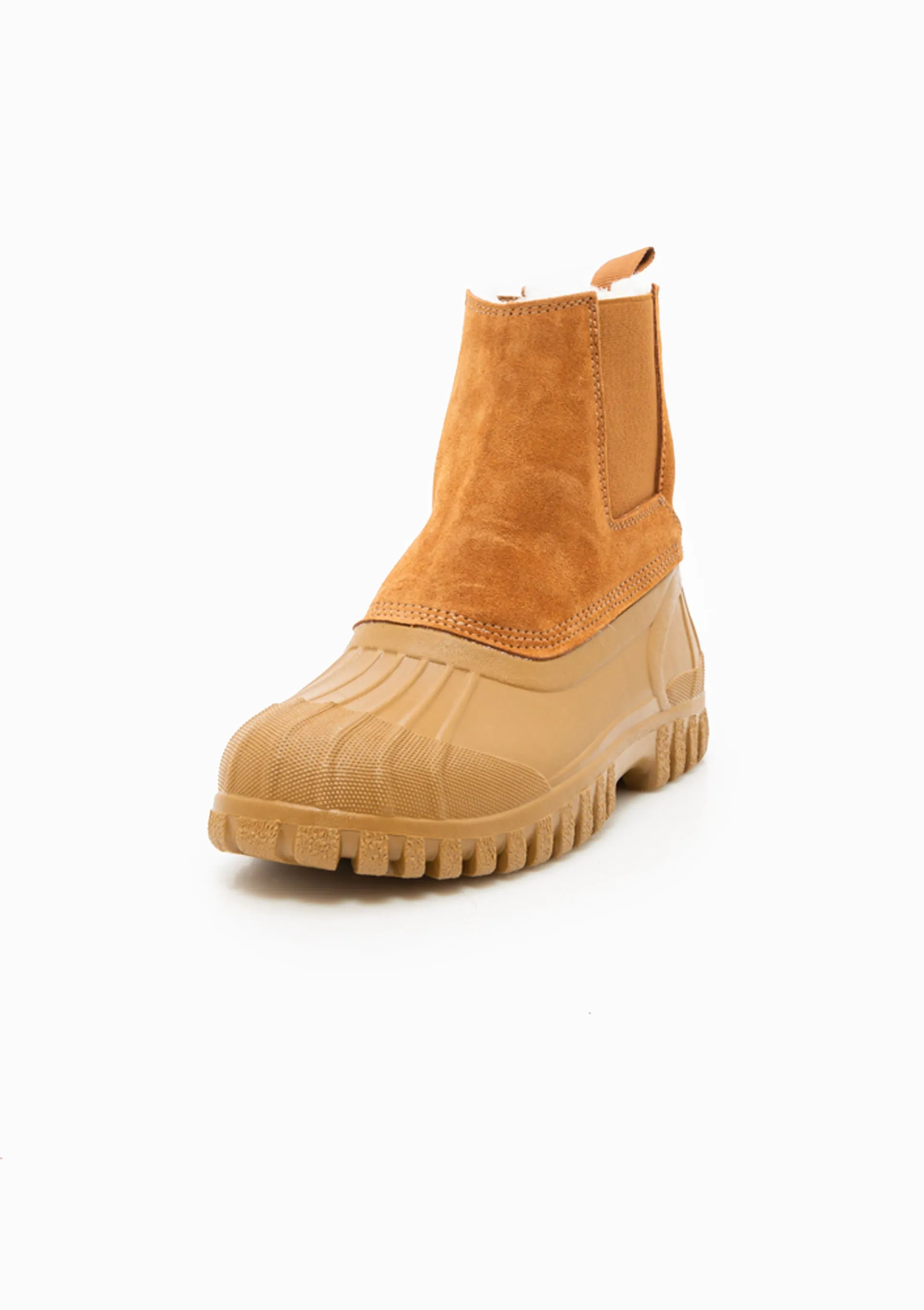 Balbi Boot | Cognac Suede Shearling