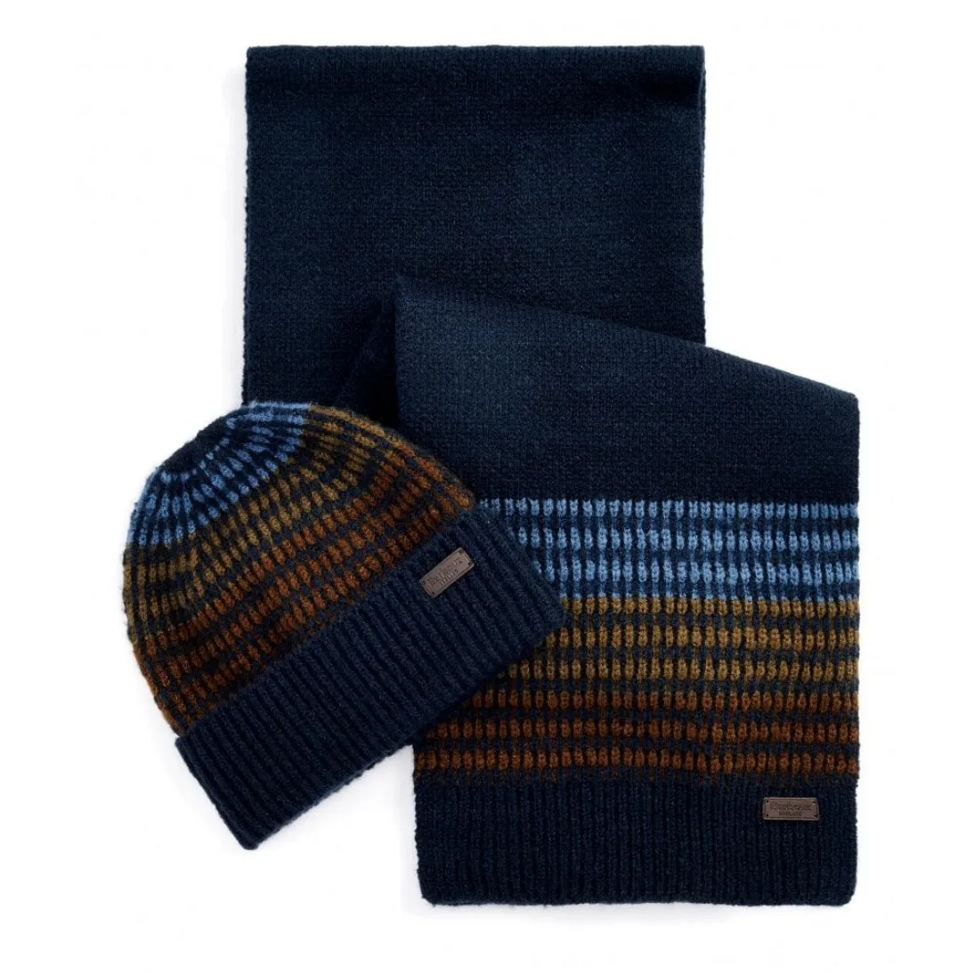 Barbour Branton Beanie & Scarf Gift Set 2 Colours