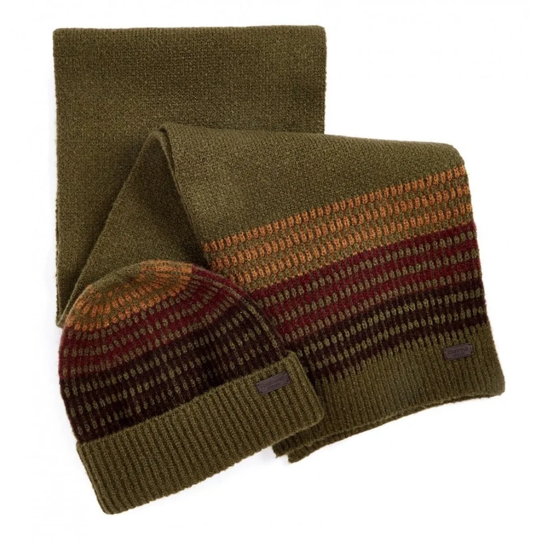 Barbour Branton Beanie & Scarf Gift Set 2 Colours