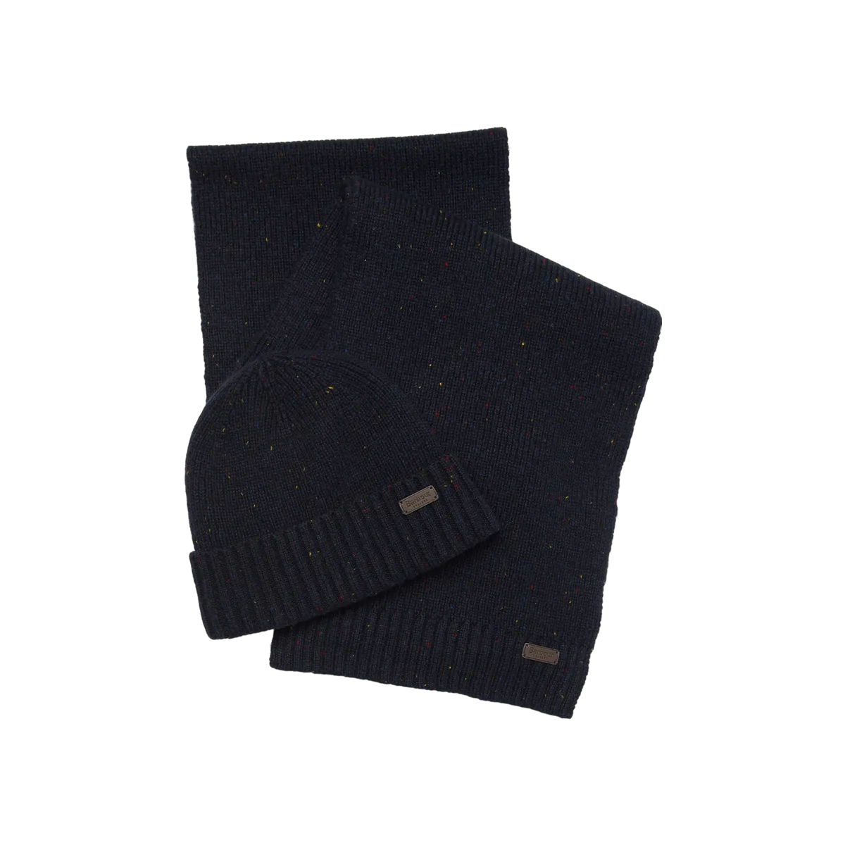 Barbour Carlton Fleck Beanie & Scarf Gift Set