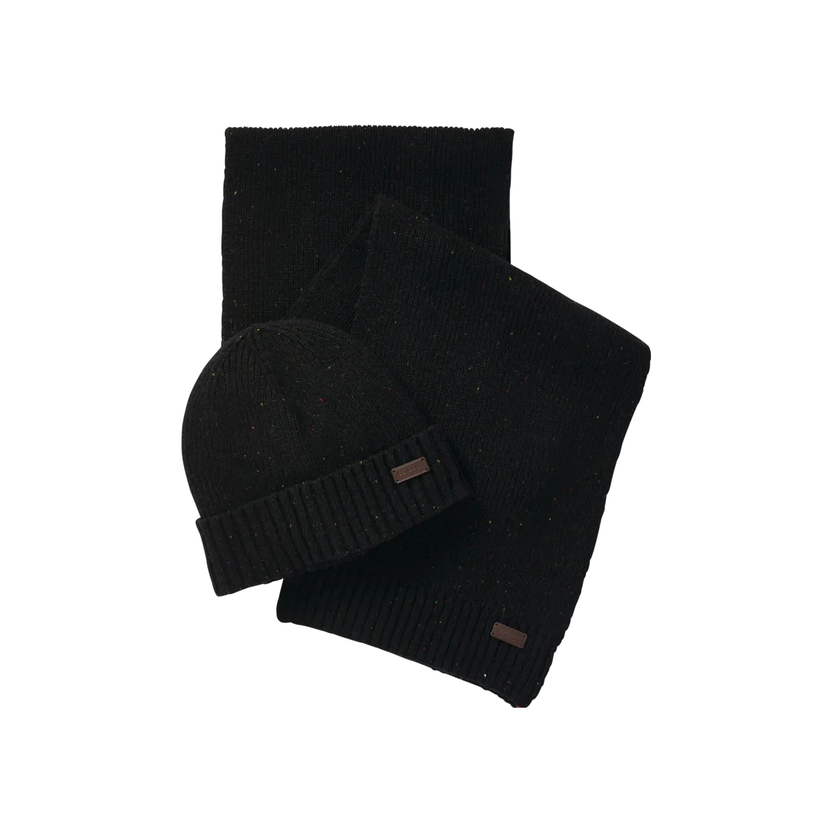 Barbour Carlton Fleck Beanie & Scarf Gift Set