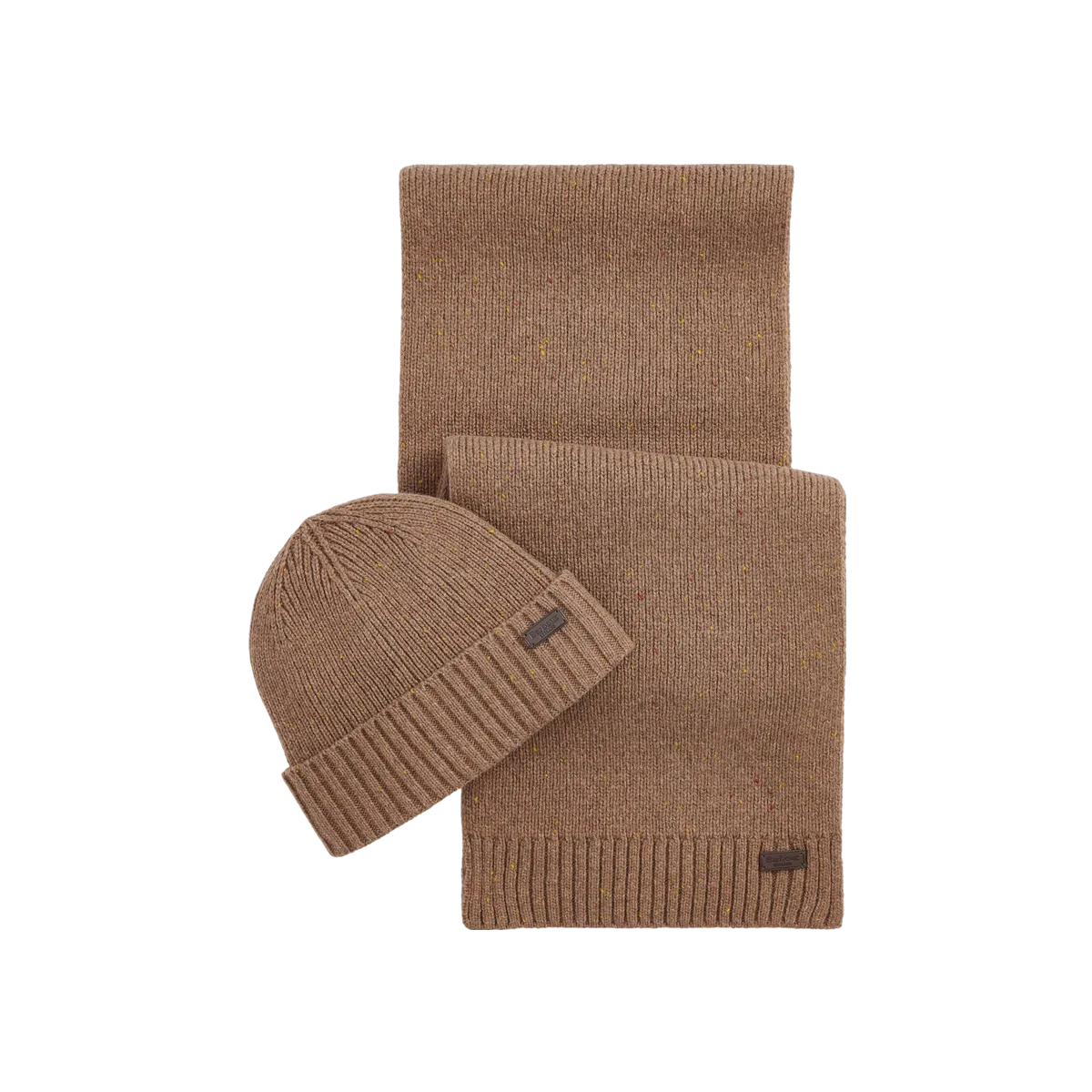 Barbour Carlton Fleck Beanie & Scarf Gift Set