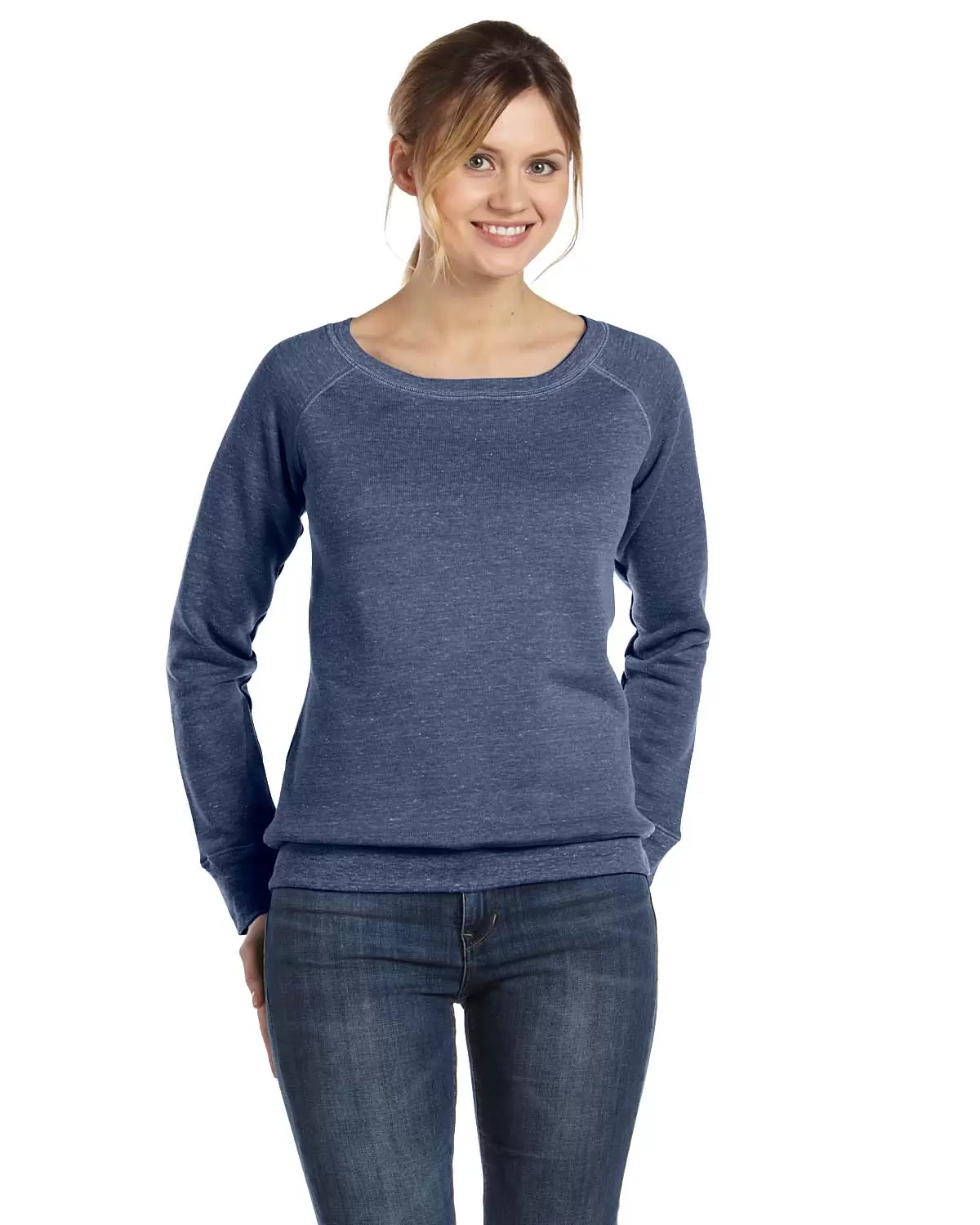 BELLA 7501 Womens Fleece Pullover Sweatshirt SKU: 7501