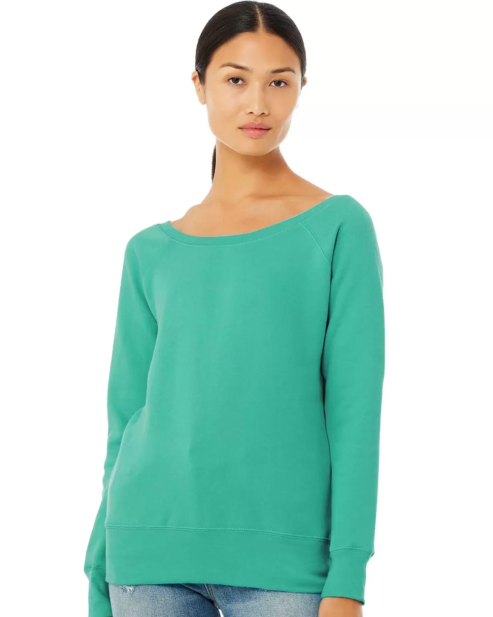 BELLA 7501 Womens Fleece Pullover Sweatshirt SKU: 7501