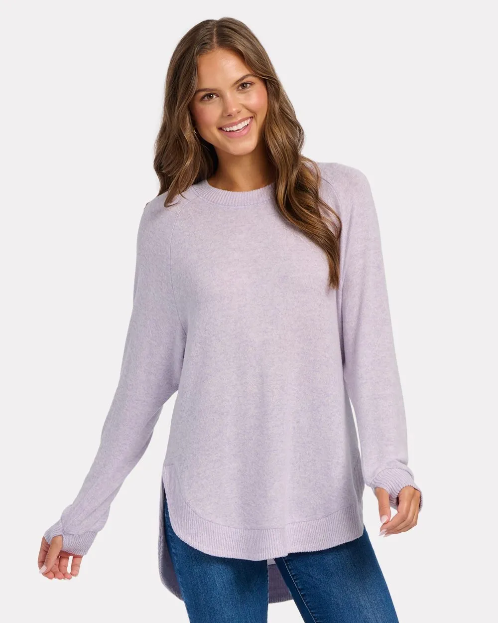 Boxercraft BW1102 Women's Cuddle Oversize Crew Pullover SKU: BW1102