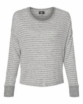 Boxercraft L06 Women's Cuddle Fleece Boxy Crewneck Pullover