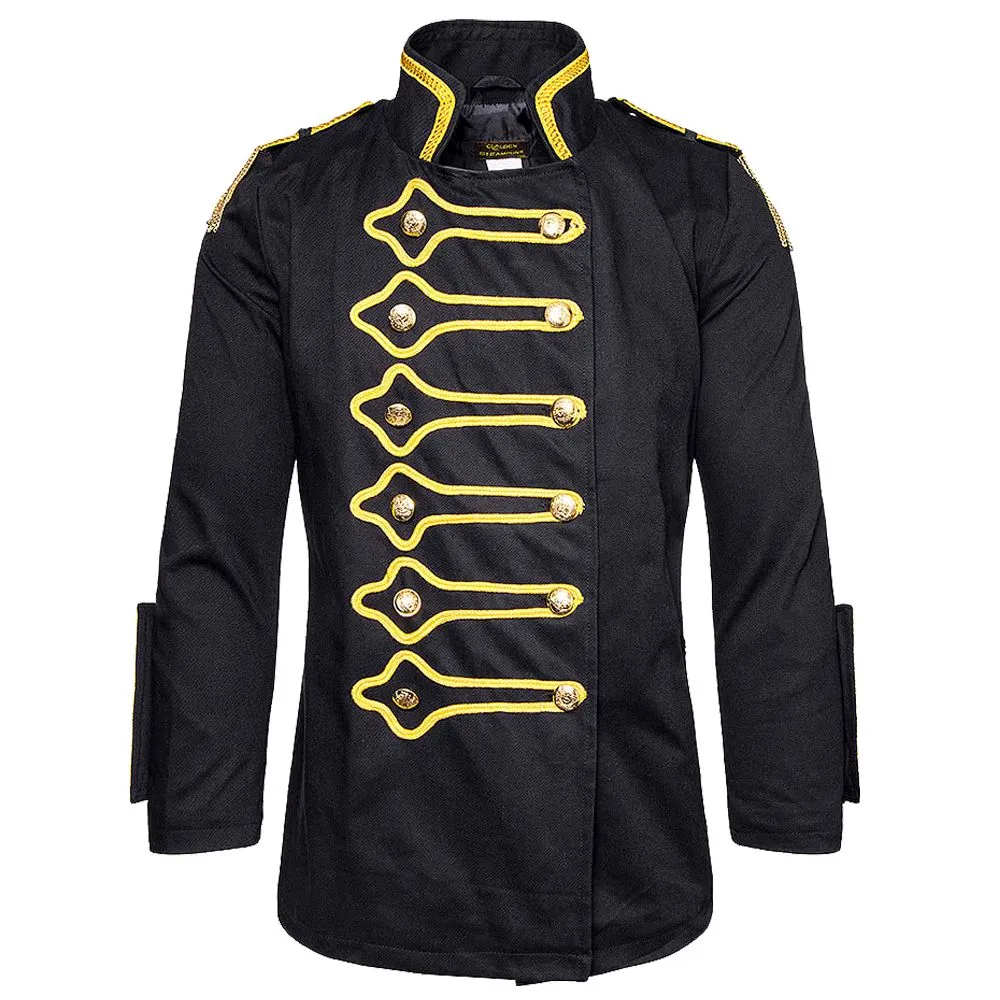 Buy Golden Lining Drummer Gothic Jacket | Kilt and Jacks