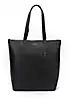 Campo Marzio Cameron Black Faux Leather & Blue Vertical Bag