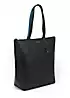 Campo Marzio Cameron Black Faux Leather & Blue Vertical Bag