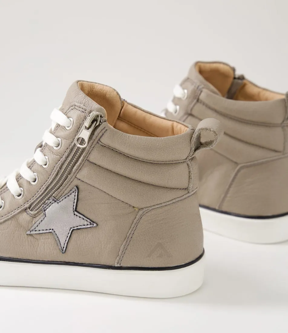 COLORADO Elite Taupe Leather Sneakers