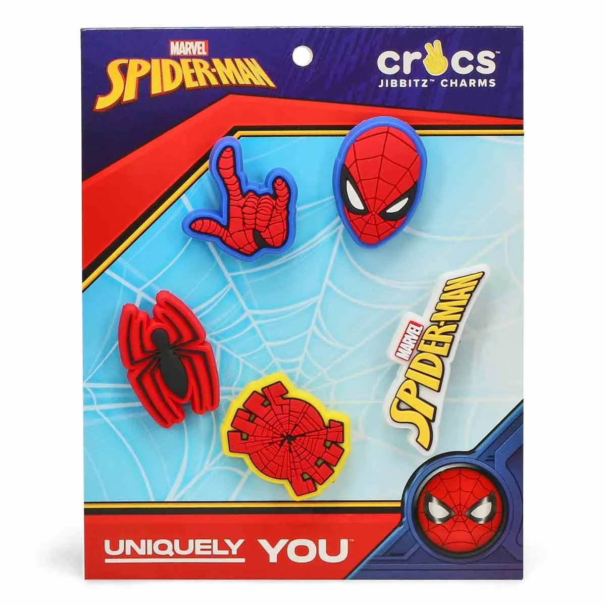 Crocs  Jibbitz Spider Man 5 Pack Accessory