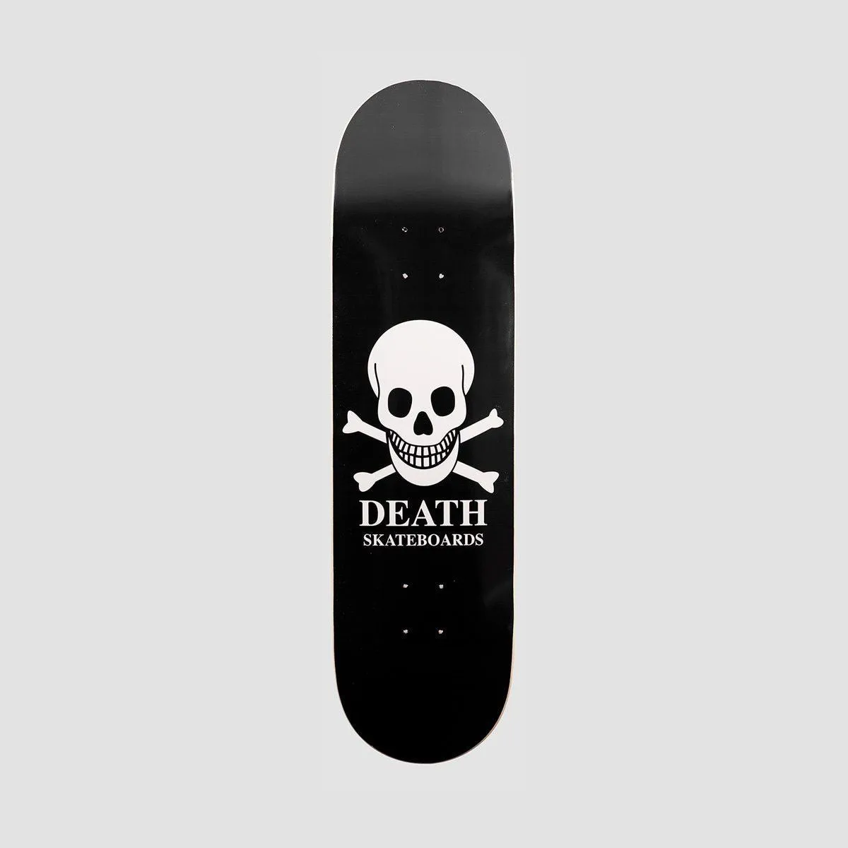 Death OG Skull Skateboard Deck Black - 8.5