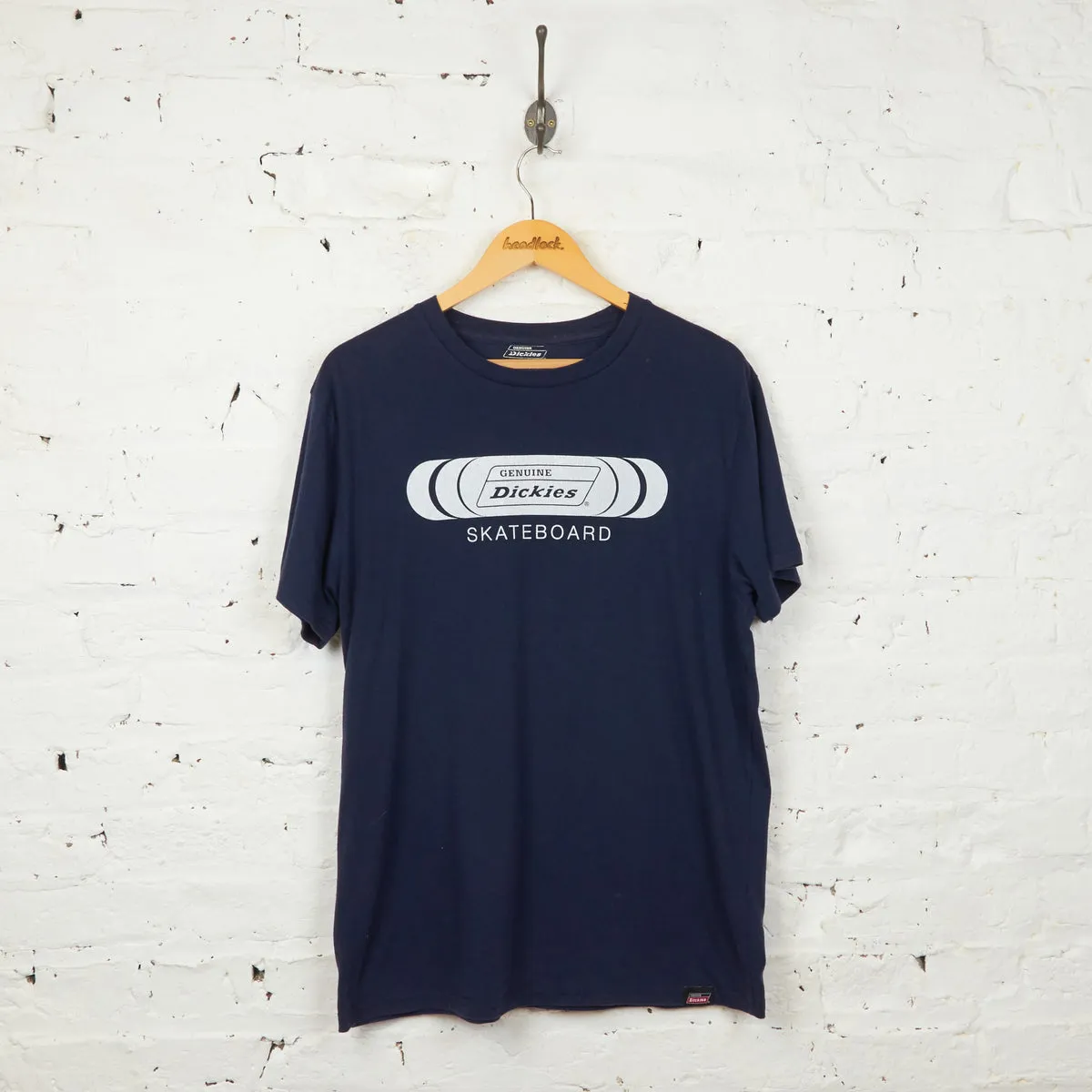 Dickies Skateboard T Shirt - Blue - L