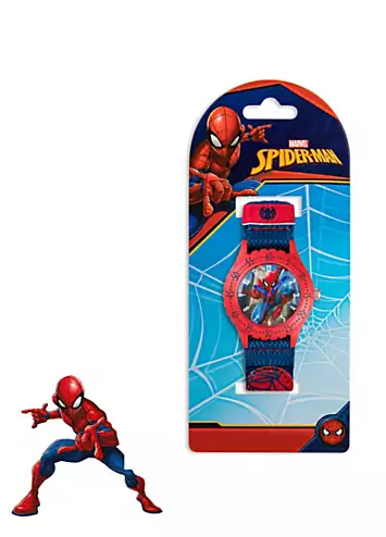 Disney Marvel Spiderman Blue Canvas Strap Watch | Kaleidoscope