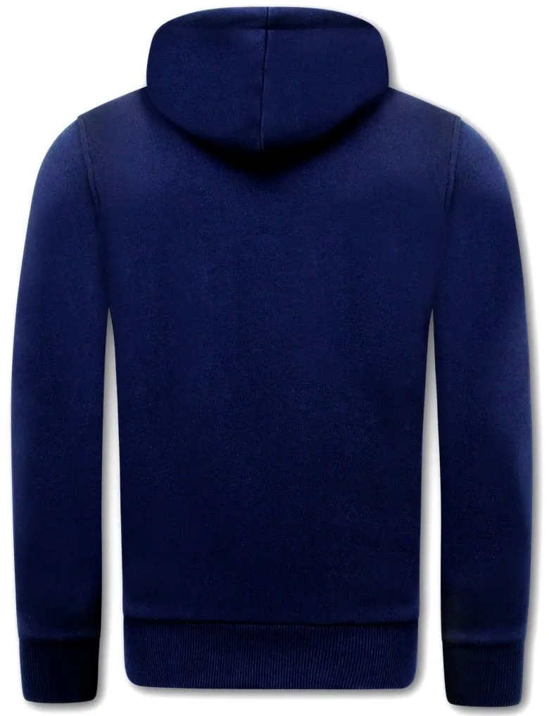 El Chapo Hoodie for Men Blue | NEW |