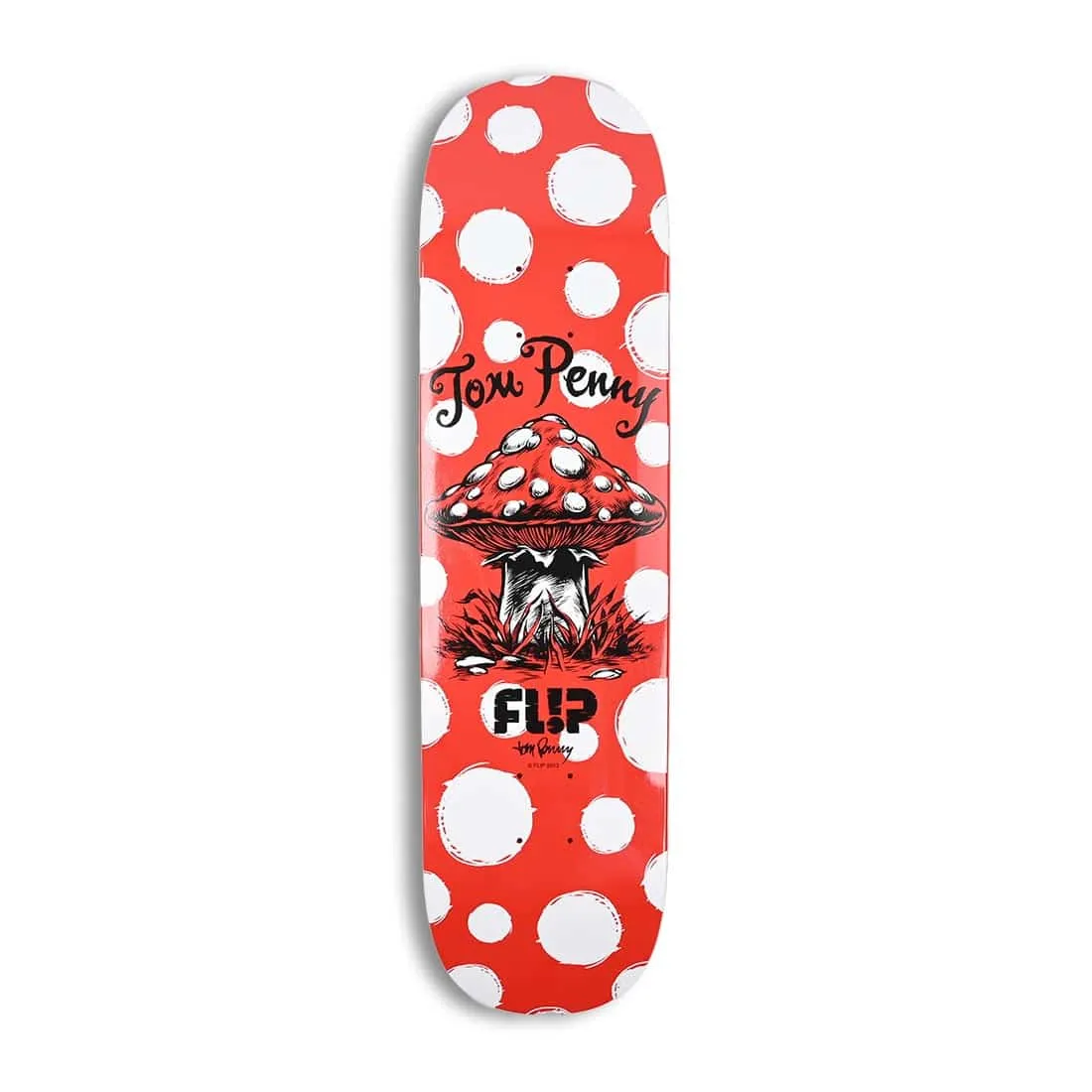 Flip Tom Penny Dots 8.125″ Skateboard Deck – Red