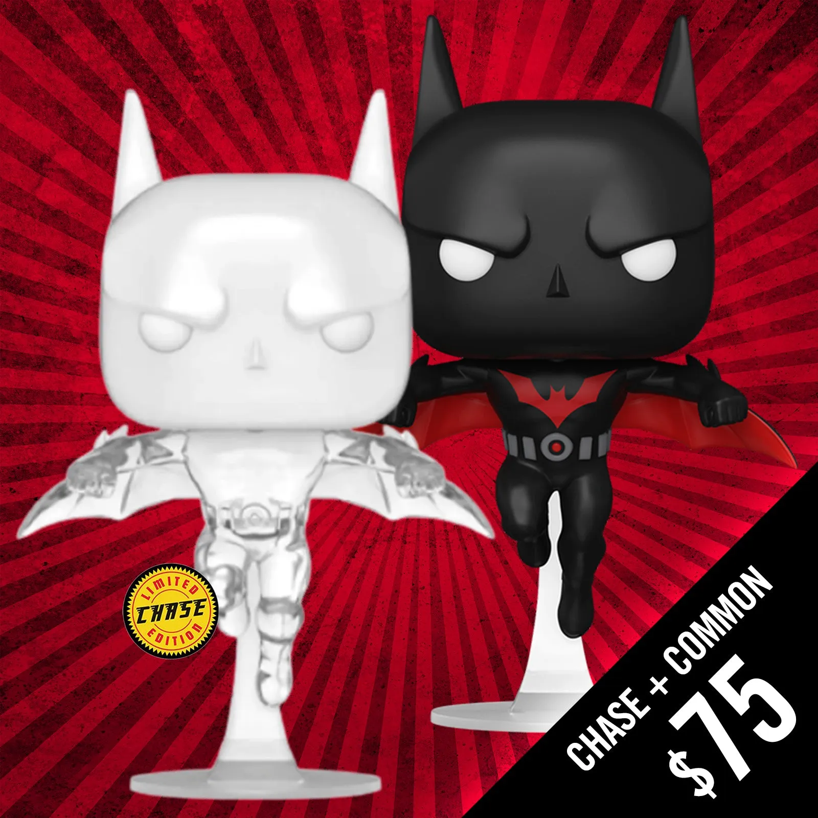 Funko Pop! Heroes: Batman Beyond: Batman #458 (Chase + Common) (SE22)