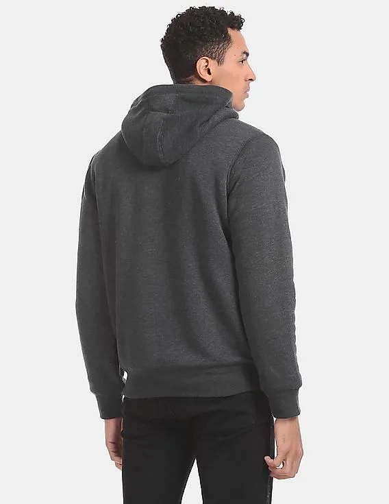 GAP Grey Sherpa Lined Full Zip Hoodie