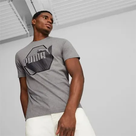 GRAPHICS Rudagon Men's Tee | Medium Gray Heather | PUMA Shop All Puma | PUMA 