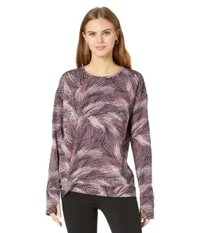 H Halston Long Sleeve Draped Front Pullover Women's