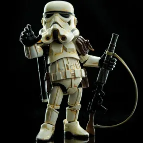 Herocross Hybrid Metal Figuration #019 Star Wars Sandtrooper Diecast Figure (white)