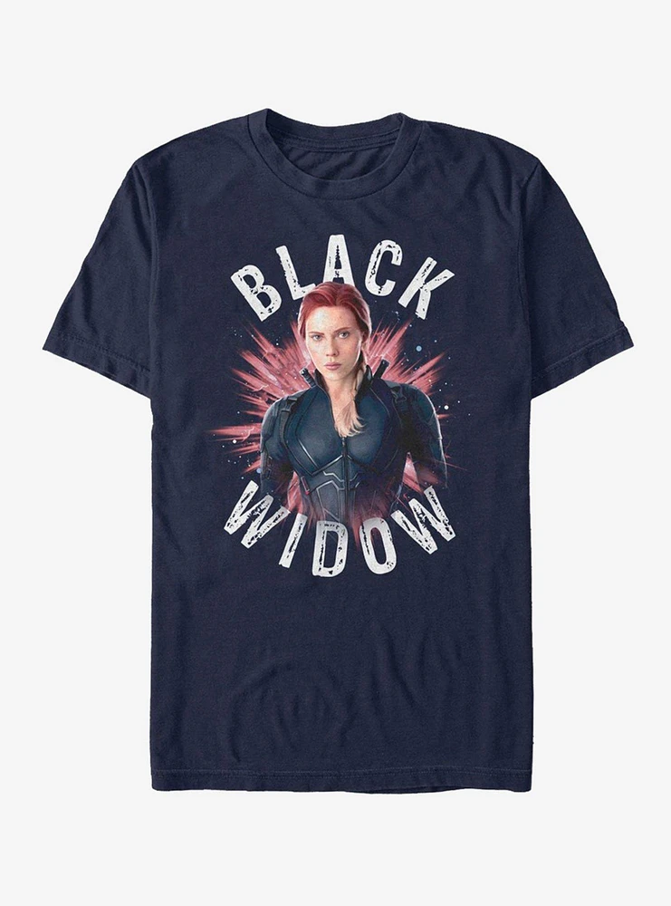 Hot Topic Marvel Avengers Endgame Black Widow Burst T-Shirt