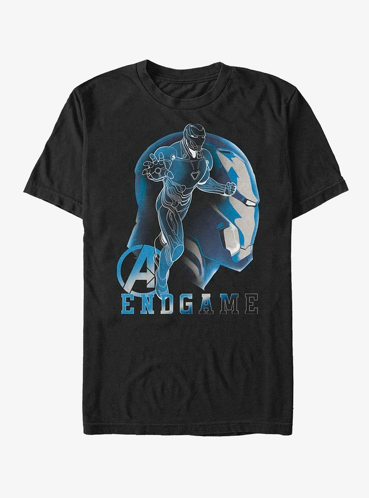 Hot Topic Marvel Avengers Endgame Iron Man Silhouette T-Shirt