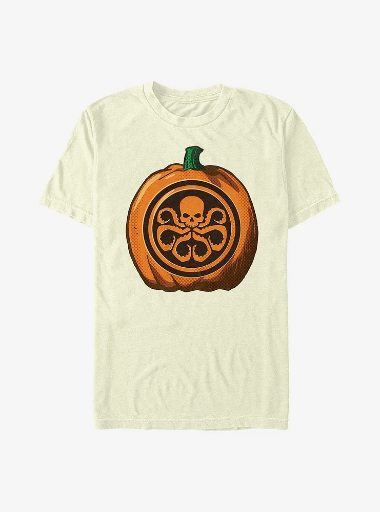 Hot Topic Marvel Avengers Skull Pumpkin T-Shirt