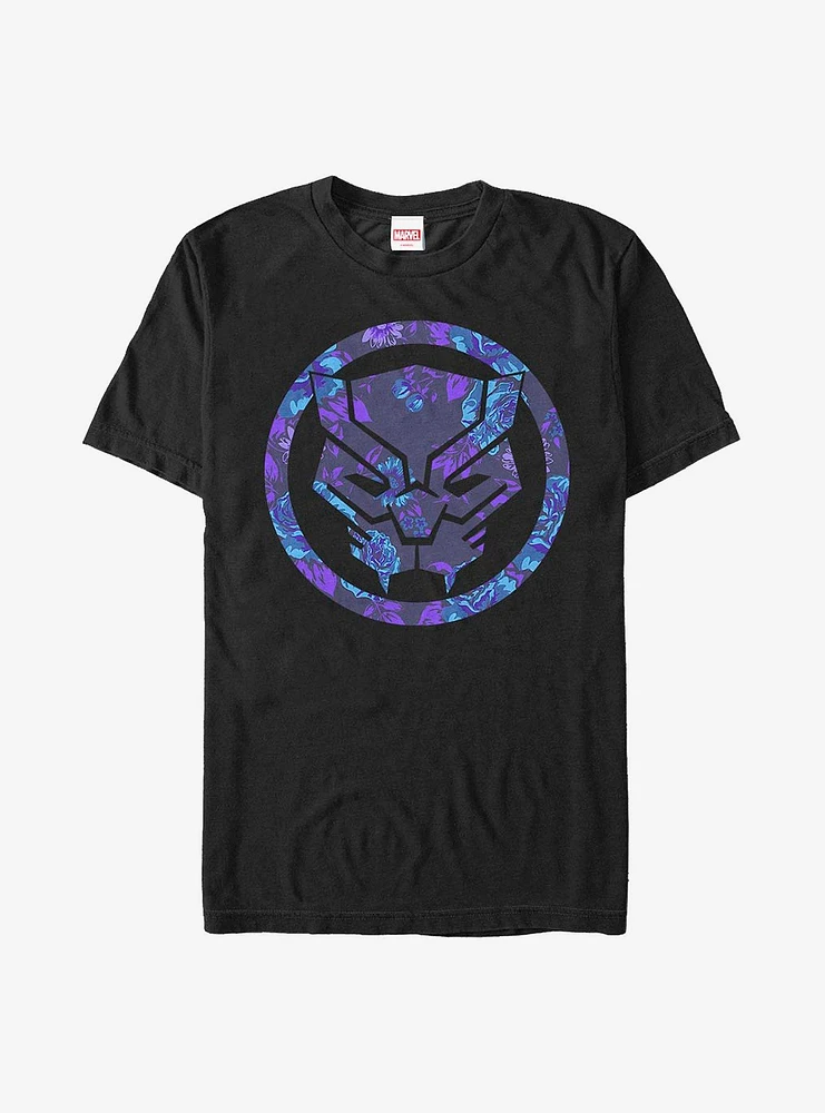 Hot Topic Marvel Black Panther Floral T-Shirt