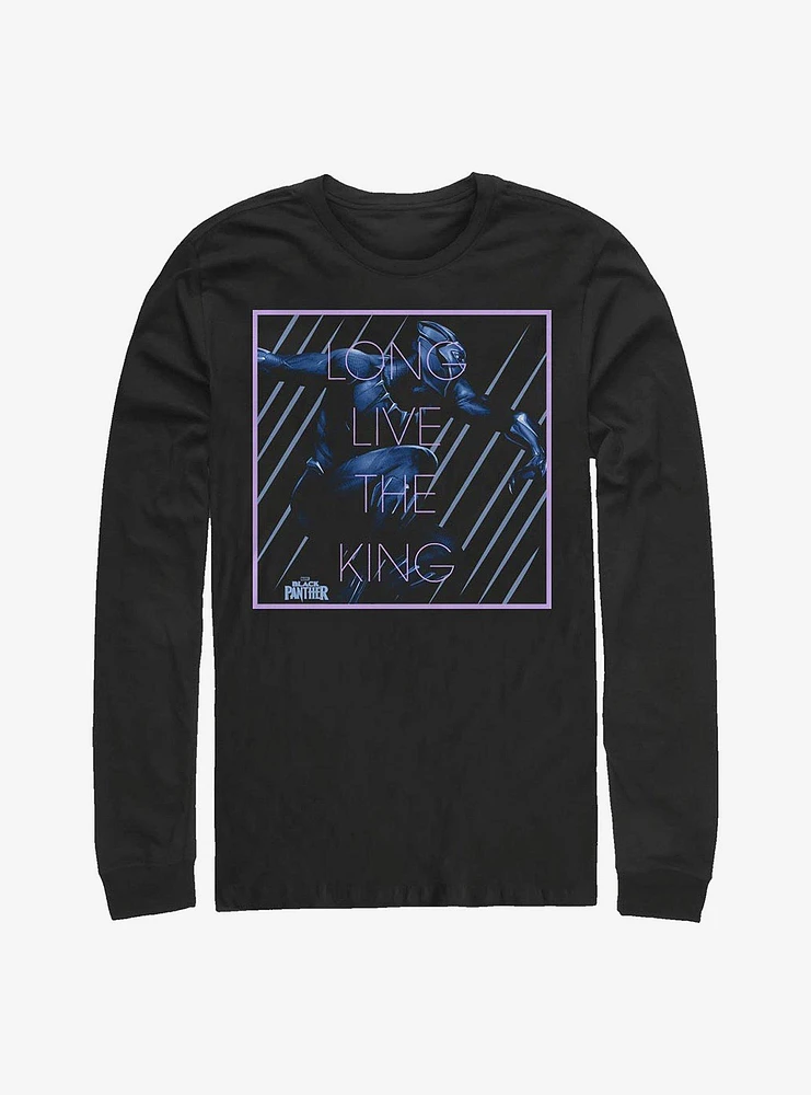 Hot Topic Marvel Black Panther Long Live The King Long-Sleeve T-Shirt