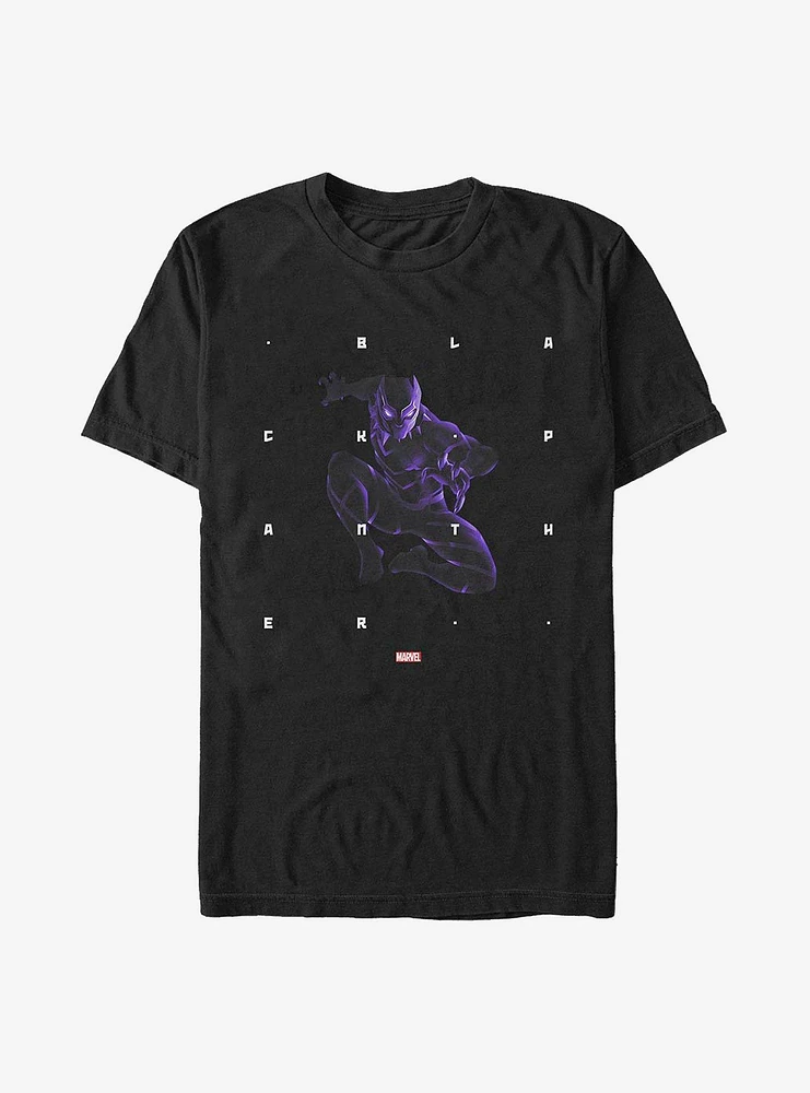 Hot Topic Marvel Black Panther Shapes T-Shirt