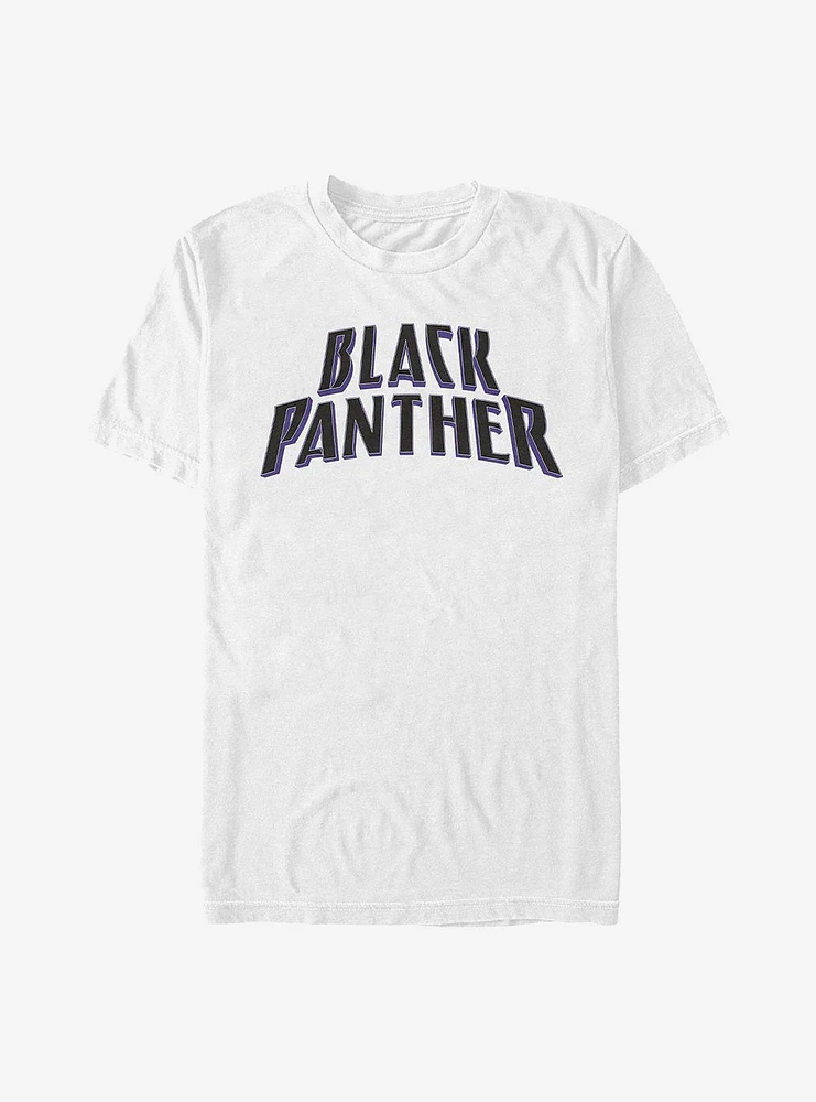 Hot Topic Marvel Black Panther Text Logo T-Shirt