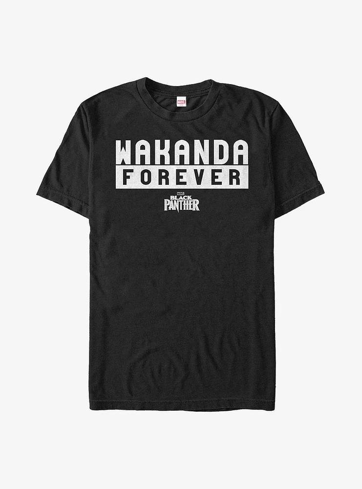 Hot Topic Marvel Black Panther Wakanda ForEver Mens T-Shirt