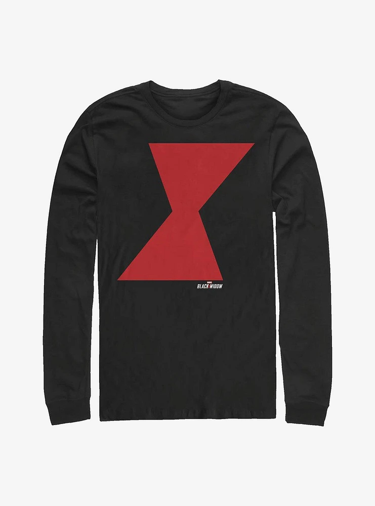 Hot Topic Marvel Black Widow Icon Long-Sleeve T-Shirt