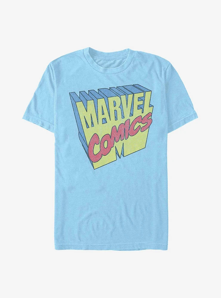 Hot Topic Marvel Comics 3D Logo T-Shirt