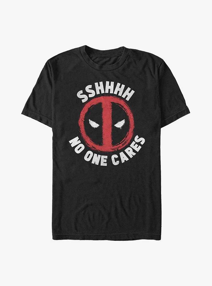 Hot Topic Marvel Deadpool No One Cares T-Shirt