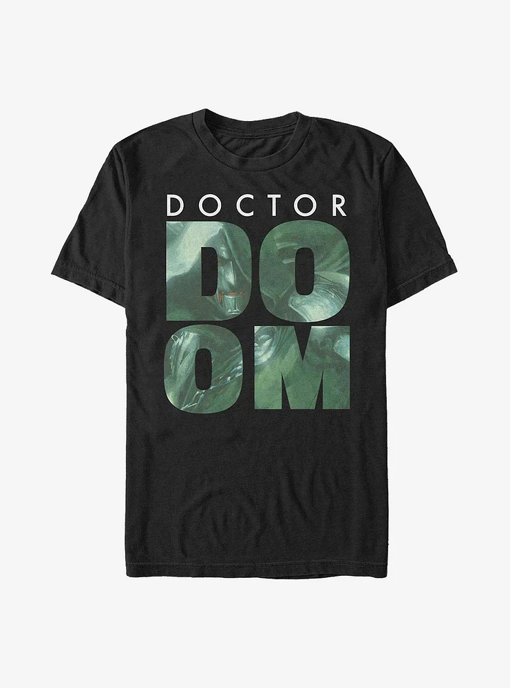 Hot Topic Marvel Fantastic Four Doom Fill T-Shirt