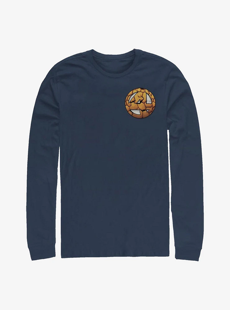 Hot Topic Marvel Fantastic Four Thing Logo Long-Sleeve T-Shirt