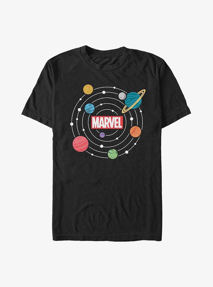 Hot Topic Marvel Solar System T-Shirt