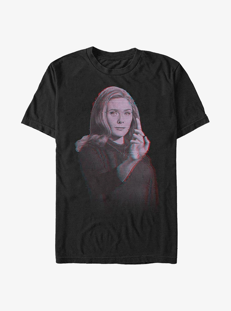 Hot Topic Marvel WandaVision Wanda Video Glitch Overlay T-Shirt