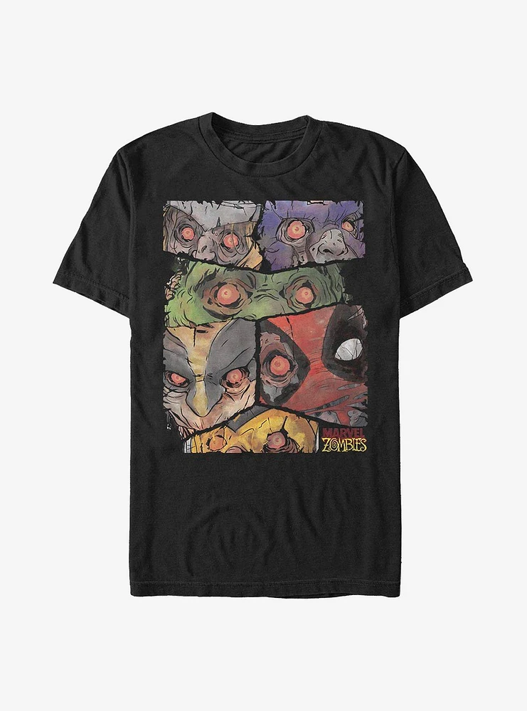 Hot Topic Marvel Zombies Zombie Characters T-Shirt